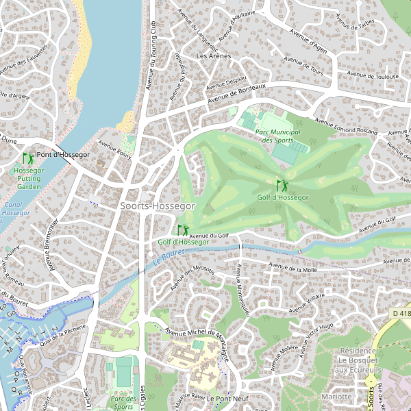 Carte des monuments à Soorts-Hossegor Thumbnail