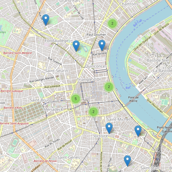 Carte des musees à Bordeaux Thumbnail