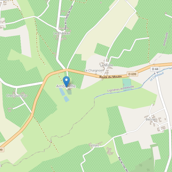 Carte des parkings à Ambleville (Charente) Thumbnail