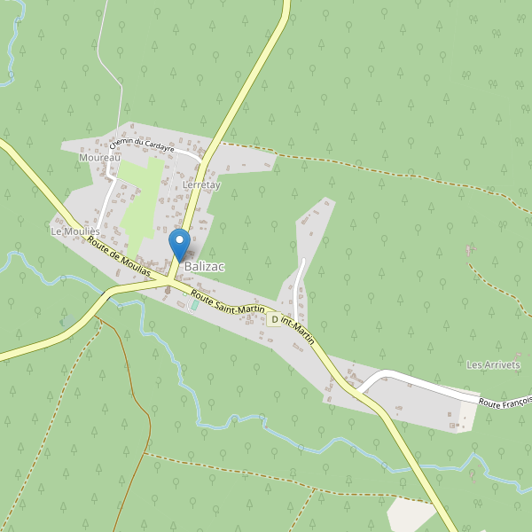 Carte des parkings à Balizac Thumbnail