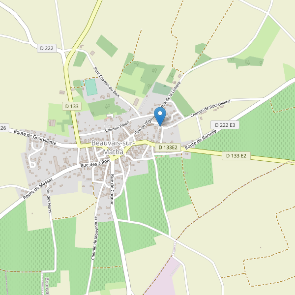 Carte des parkings à Beauvais-sur-Matha Thumbnail