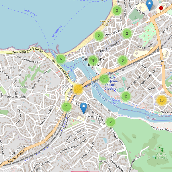 Carte des parkings à Ciboure Thumbnail