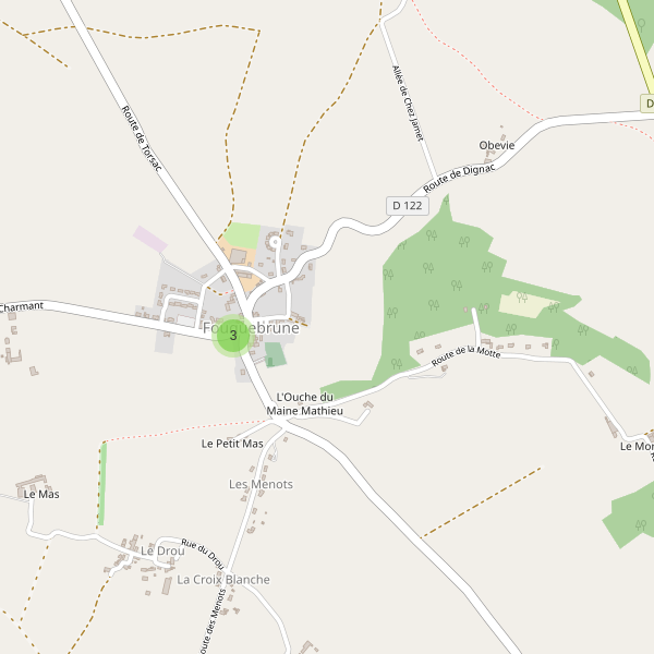 Carte des parkings à Fouquebrune Thumbnail