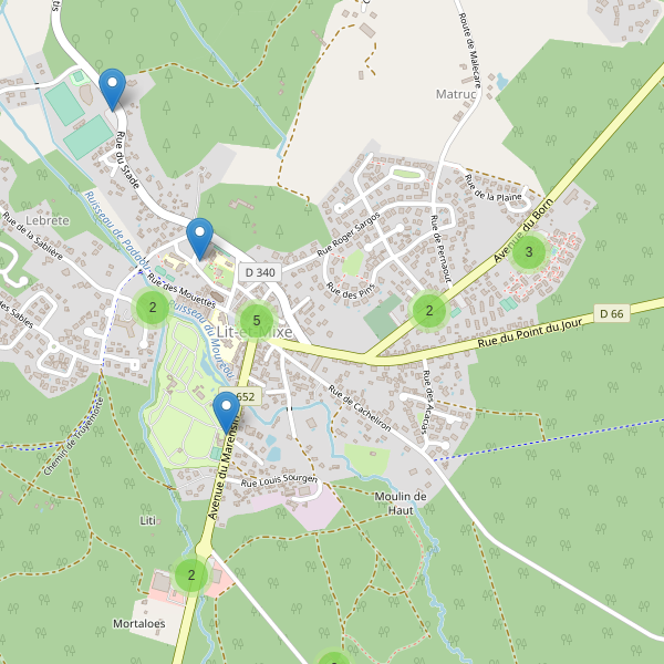 Carte des parkings à Lit-et-Mixe Thumbnail