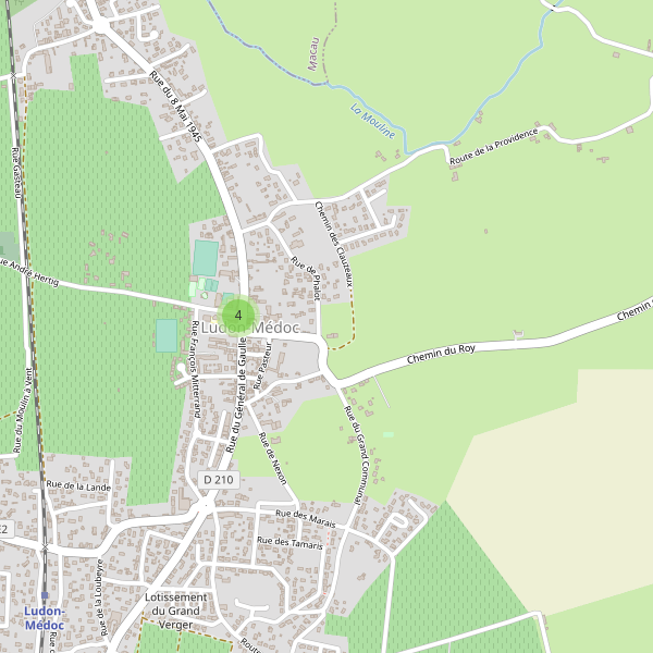Carte des parkings à Ludon-Médoc Thumbnail