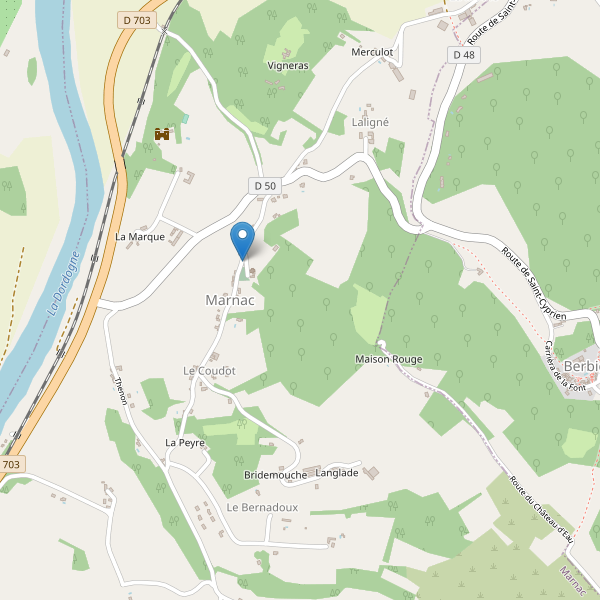 Carte des parkings à Marnac Thumbnail