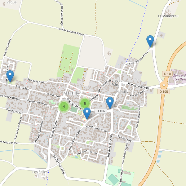 Carte des parkings à Marsilly (Charente-Maritime) Thumbnail