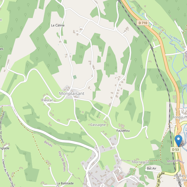 Carte des parkings à Monplaisant Thumbnail