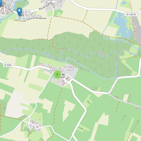 Carte des parkings à Mons (Charente-Maritime) Thumbnail
