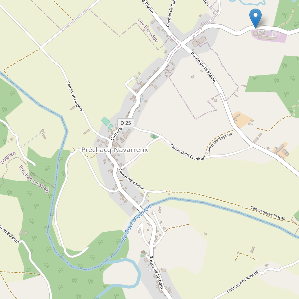 Carte des parkings à Préchacq-Navarrenx Thumbnail