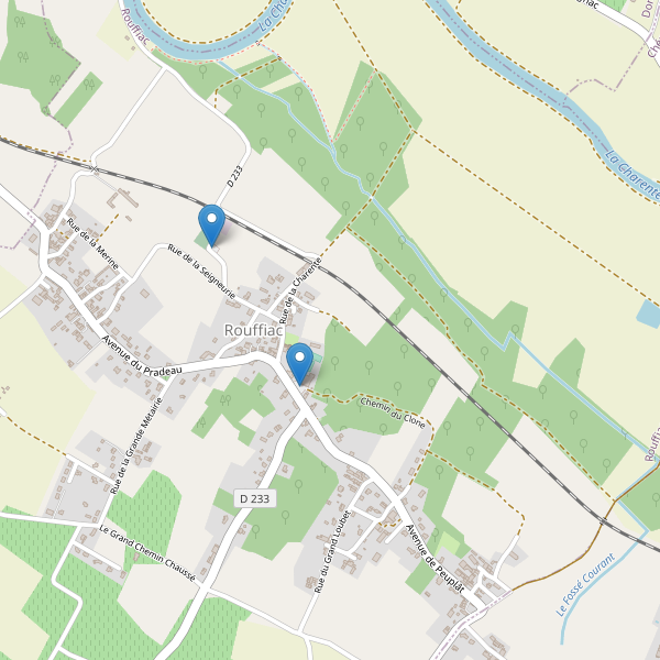 Carte des parkings à Rouffiac (Charente-Maritime) Thumbnail
