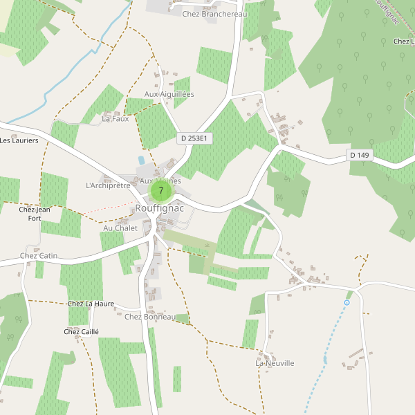 Carte des parkings à Rouffignac Thumbnail