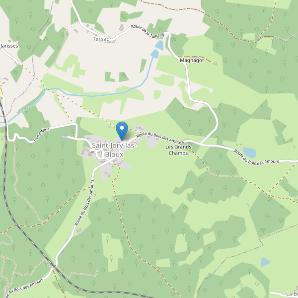 Carte des parkings à Saint-Jory-las-Bloux Thumbnail