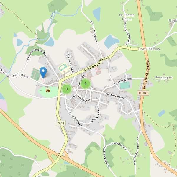 Carte des parkings à Seilhac Thumbnail