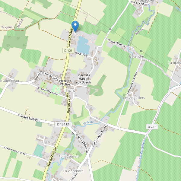 Carte des parkings à Thors (Charente-Maritime) Thumbnail