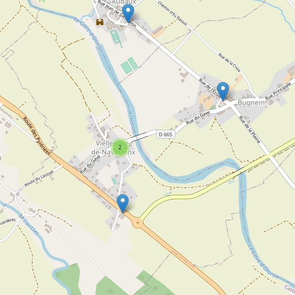 Carte des parkings à Viellenave-de-Navarrenx Thumbnail