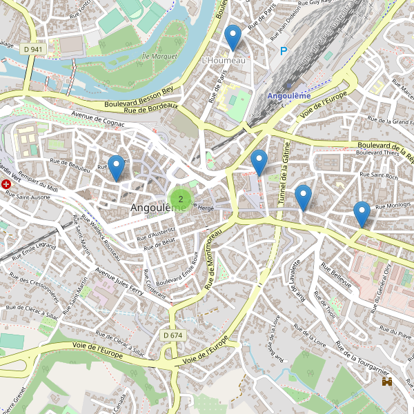 Carte des pharmacies à Angoulême Thumbnail