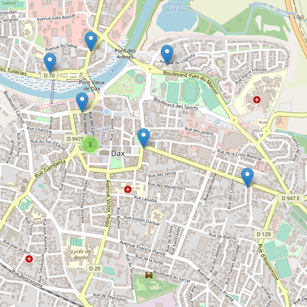 Carte des pharmacies à Dax Thumbnail