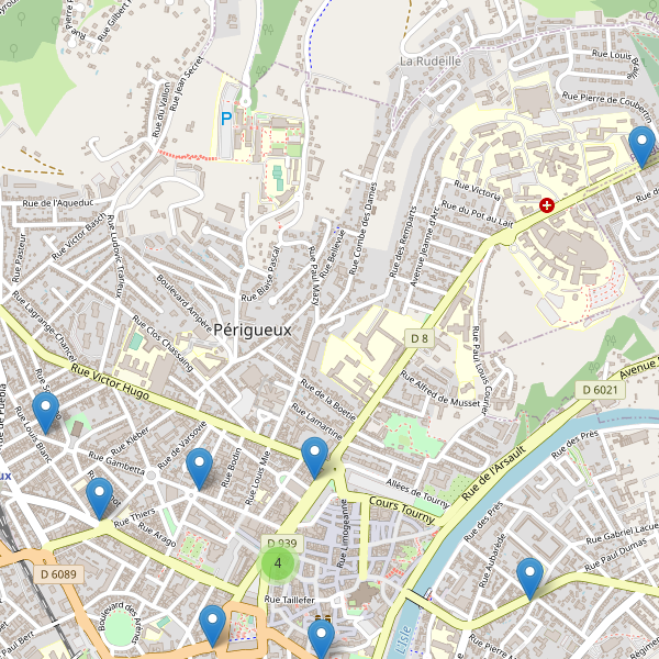 Carte des pharmacies à Périgueux Thumbnail