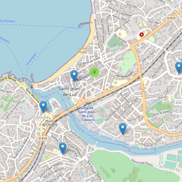 Carte des pharmacies à Saint-Jean-de-Luz Thumbnail