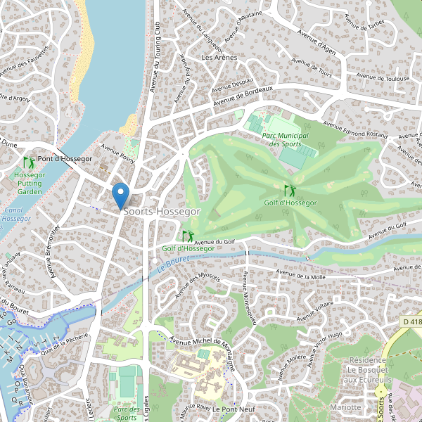 Carte des pharmacies à Soorts-Hossegor Thumbnail