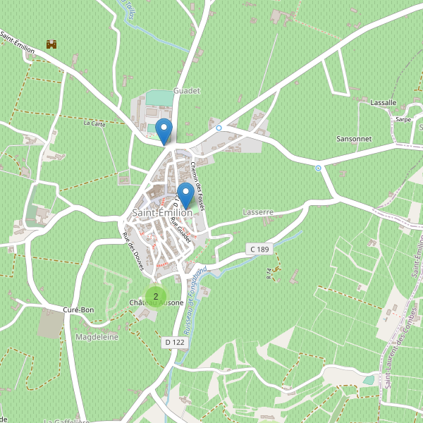 Carte des sites-archeologiques à Saint-Émilion Thumbnail