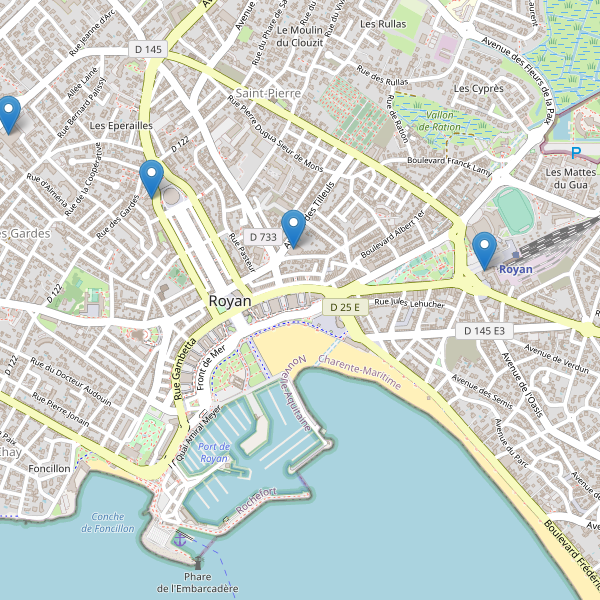 Thumbnail Cartes des supermarchés à Royan