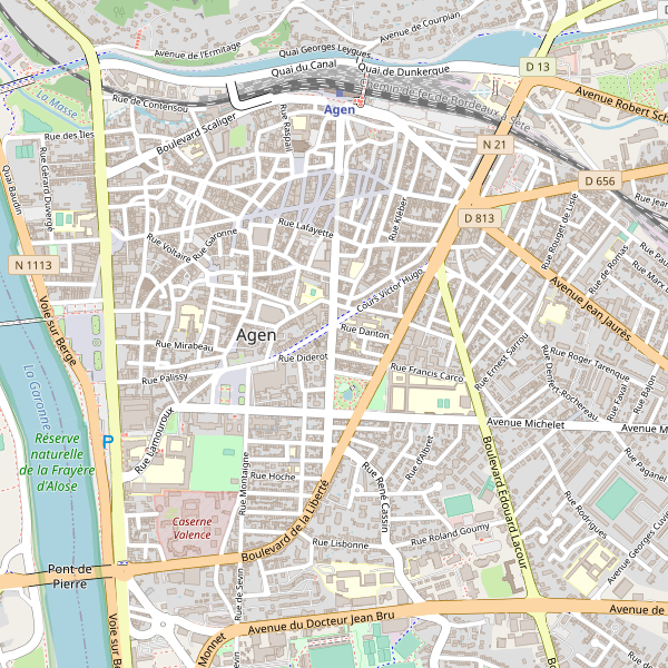 Carte des taxi à Agen Thumbnail