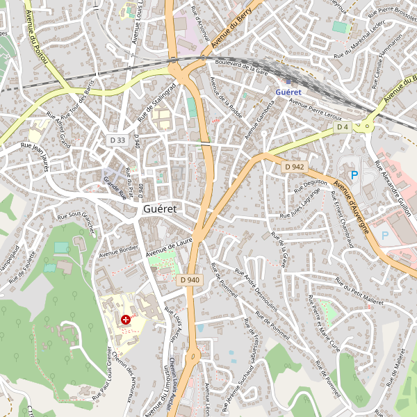 Carte des taxi à Guéret Thumbnail