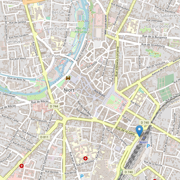 Carte des taxi à Niort Thumbnail