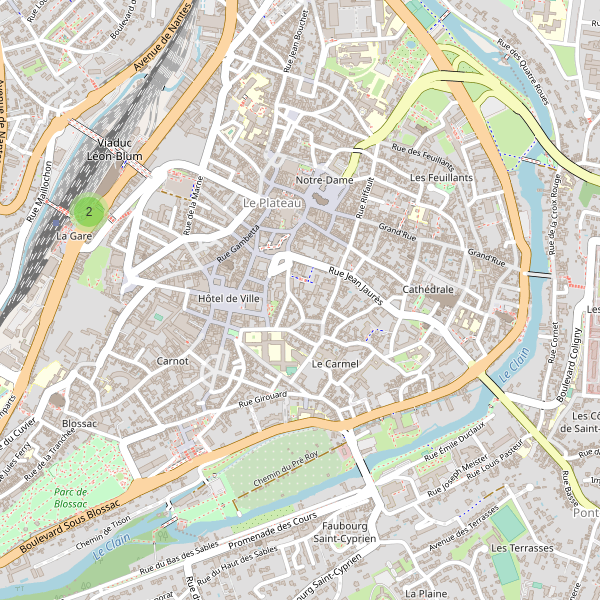 Carte des taxi à Poitiers Thumbnail