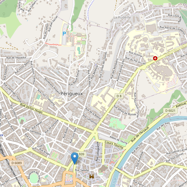 Carte des taxi à Périgueux Thumbnail