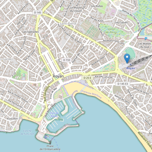 Carte des taxi à Royan Thumbnail