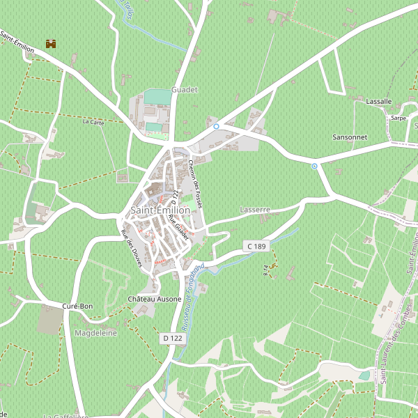 Carte des taxi à Saint-Émilion Thumbnail