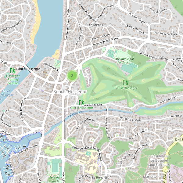 Carte des taxi à Soorts-Hossegor Thumbnail