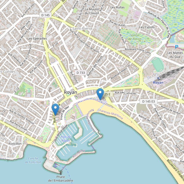 Thumbnail Cartes des théâtres à Royan