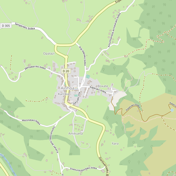Carte des sites-archeologiques à Ainhoa Thumbnail