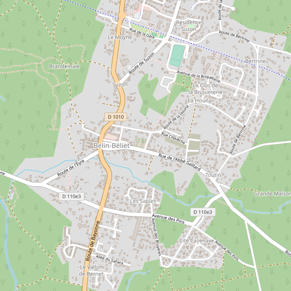 Carte des restaurants à Belin-Béliet Thumbnail