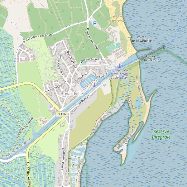 Carte des glaciers à Boyardville Thumbnail