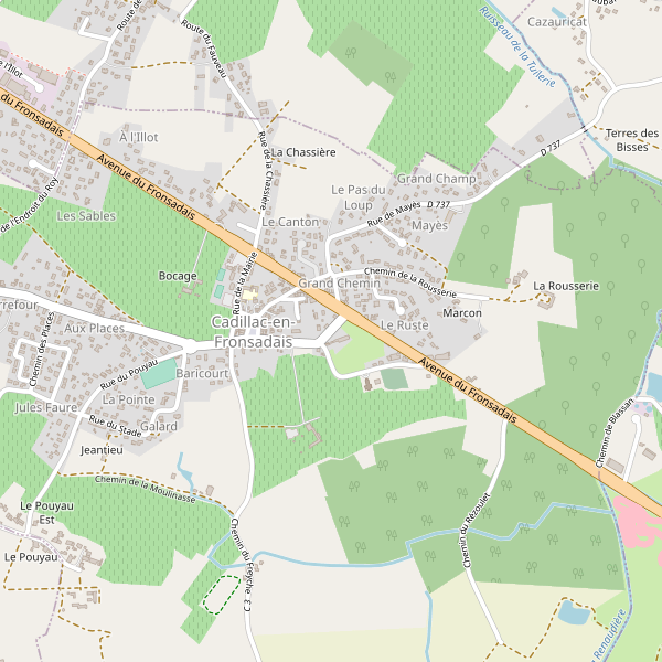 Carte des terrains-de-sport à Cadillac-en-Fronsadais Thumbnail