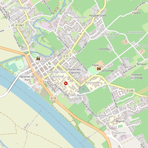 Plan de Cadillac-sur-Garonne Thumbnail