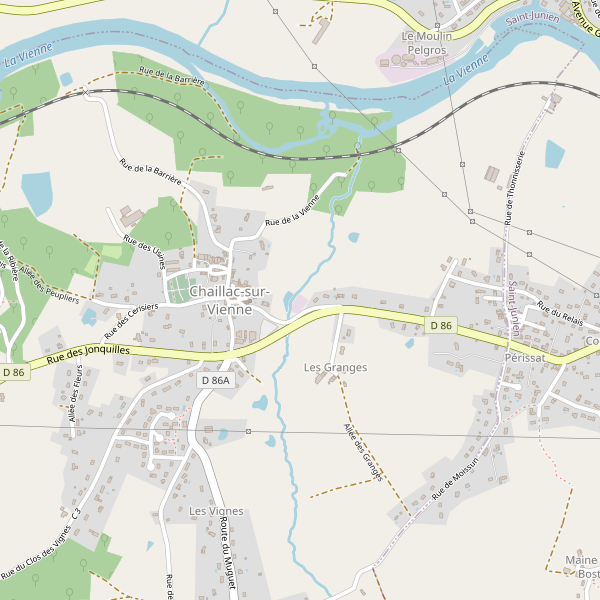 Plan de Chaillac-sur-Vienne Thumbnail