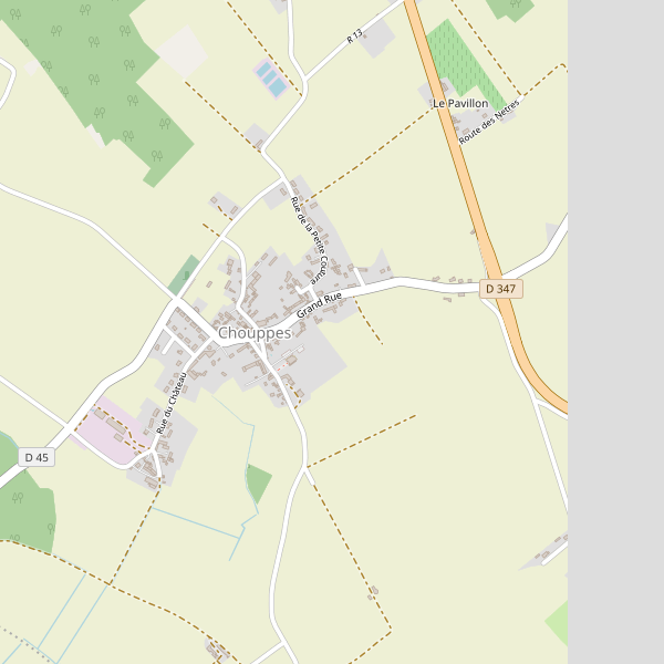 Carte des hotels à Chouppes Thumbnail