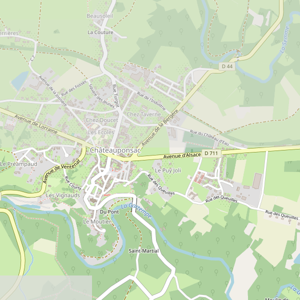 Carte des fastfood à Châteauponsac Thumbnail