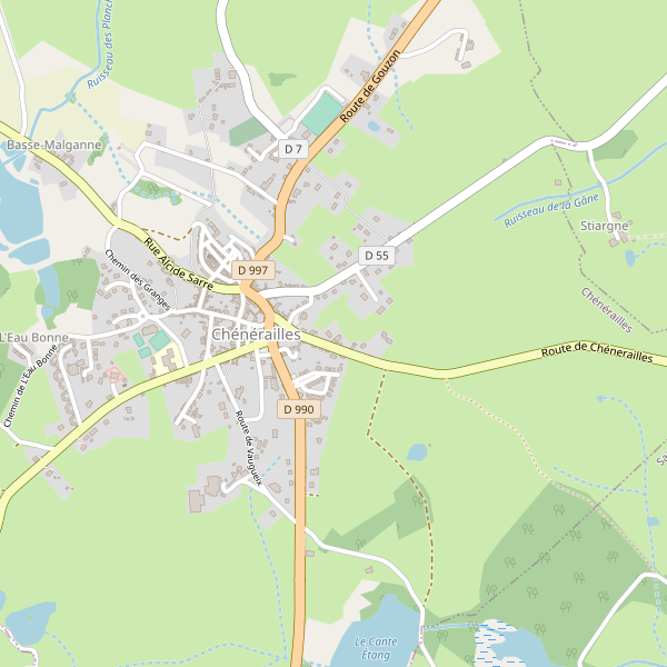 Carte des restaurants à Chénérailles Thumbnail