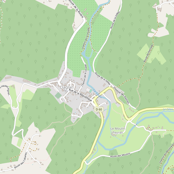 Carte des stations-service à Daglan Thumbnail