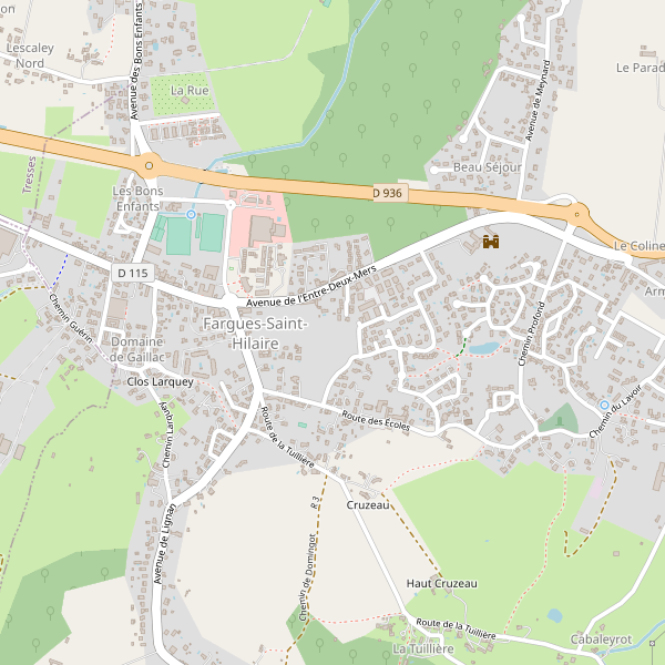 Carte des pub à Fargues-Saint-Hilaire Thumbnail
