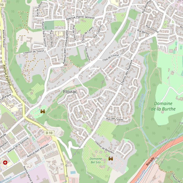 Carte des hotels à Floirac (Gironde) Thumbnail
