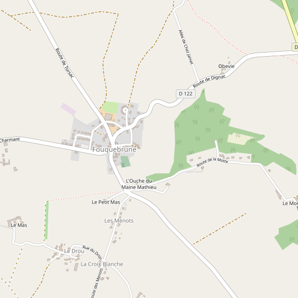 Carte des hotels à Fouquebrune Thumbnail