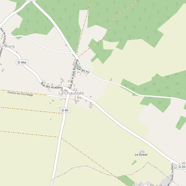 Carte des lave-auto à La Chaussée (Vienne) Thumbnail